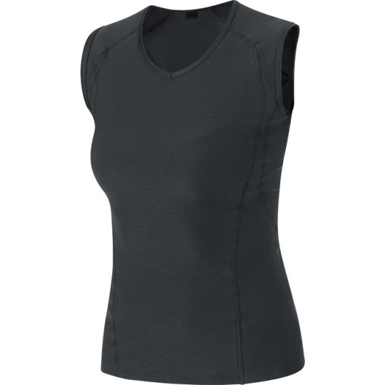 GORE M Women Base Layer Sleeveless Shirt-black